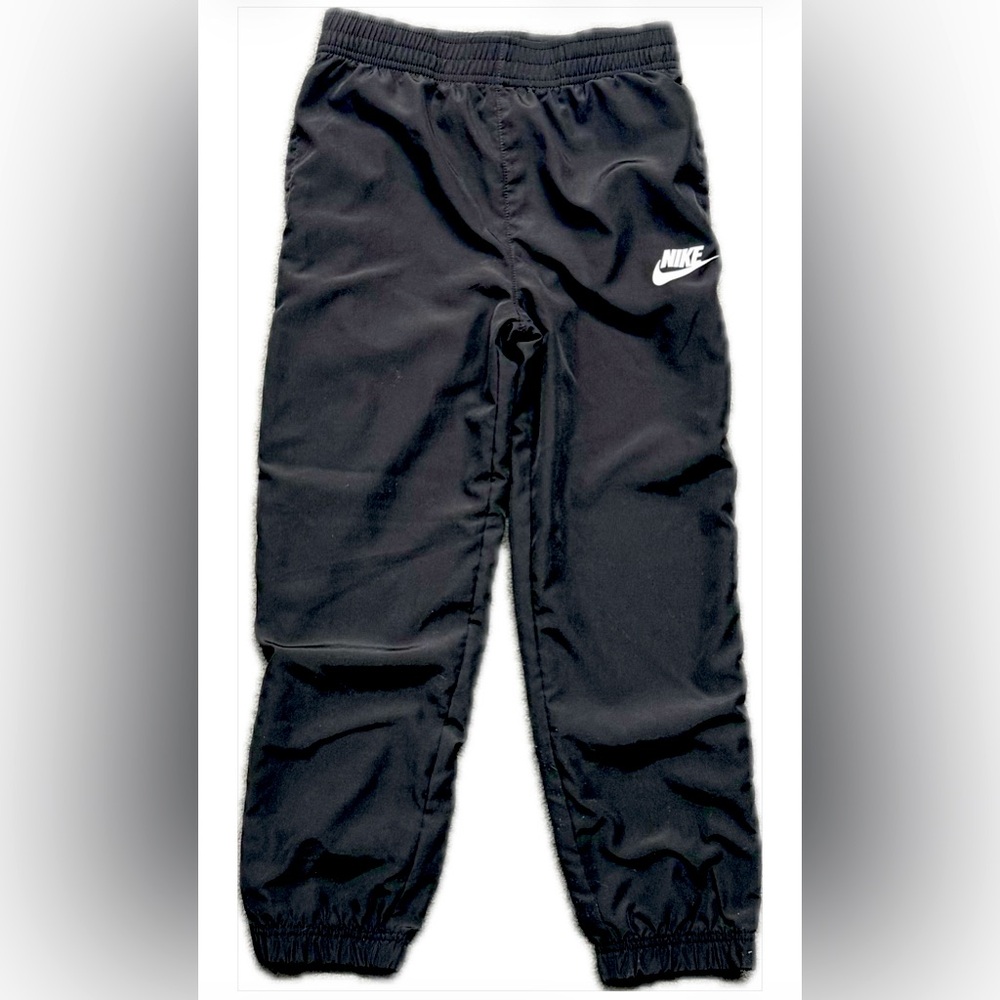 Black Nike track pants